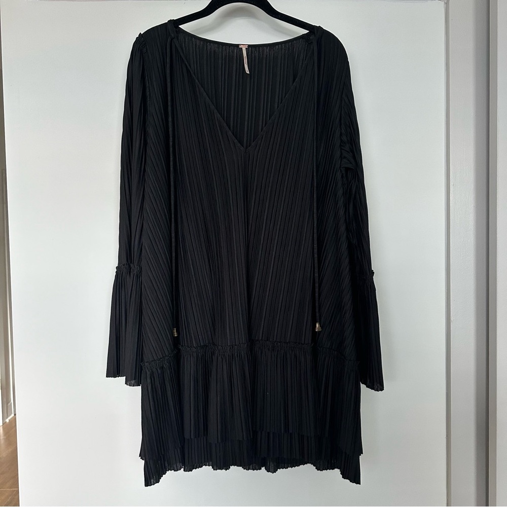 Free People Black Long Sleeve Dress
